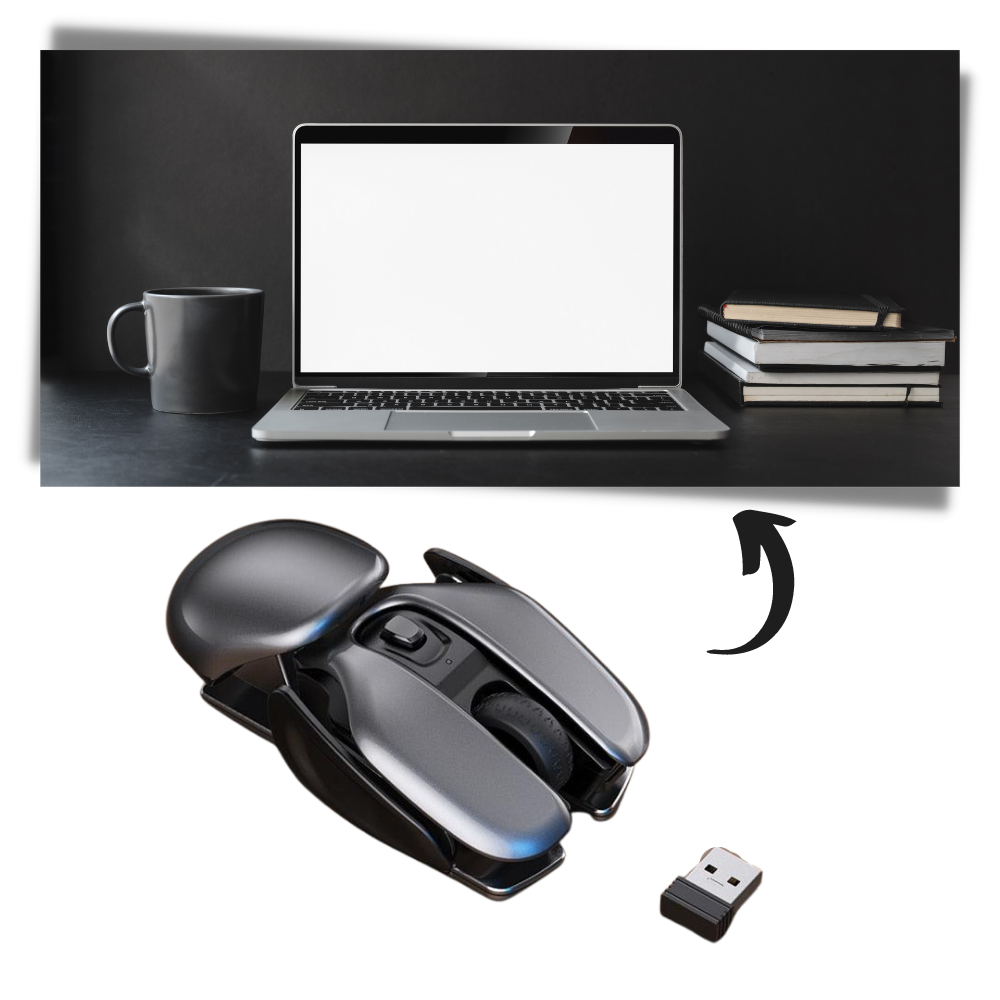 Trådlös ergonomisk spelmus - Ozerty