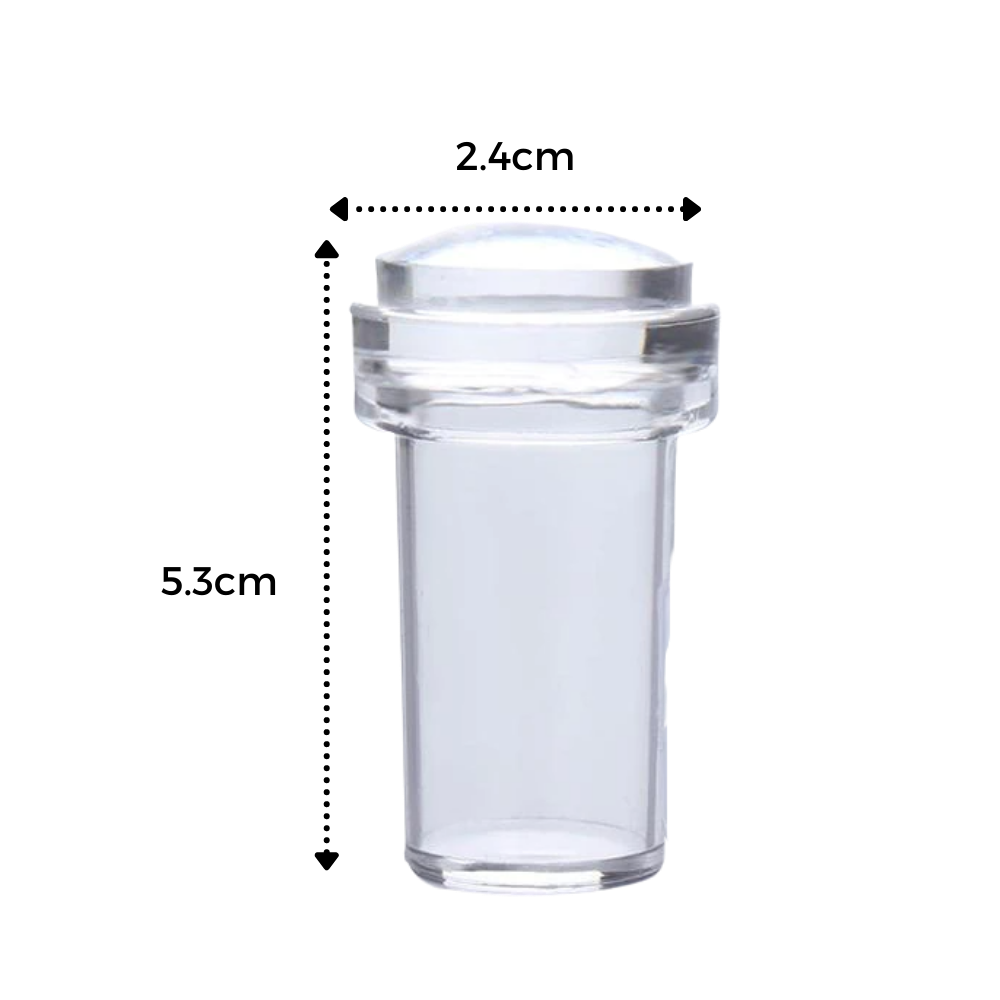 Nagelstämpel med skrapa - Ozerty