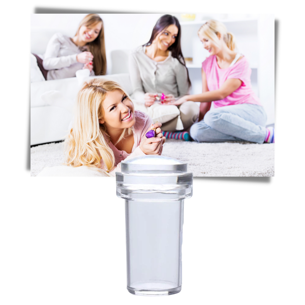 Nagelstämpel med skrapa - Ozerty