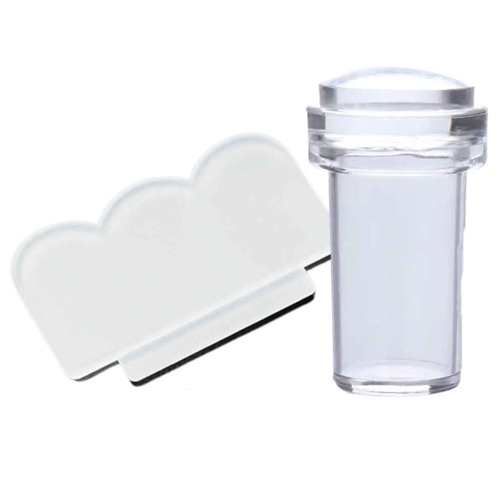 Nagelstämpel med skrapa - Ozerty