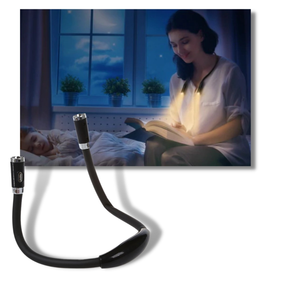 LED-läslampa för nacken - Ozerty