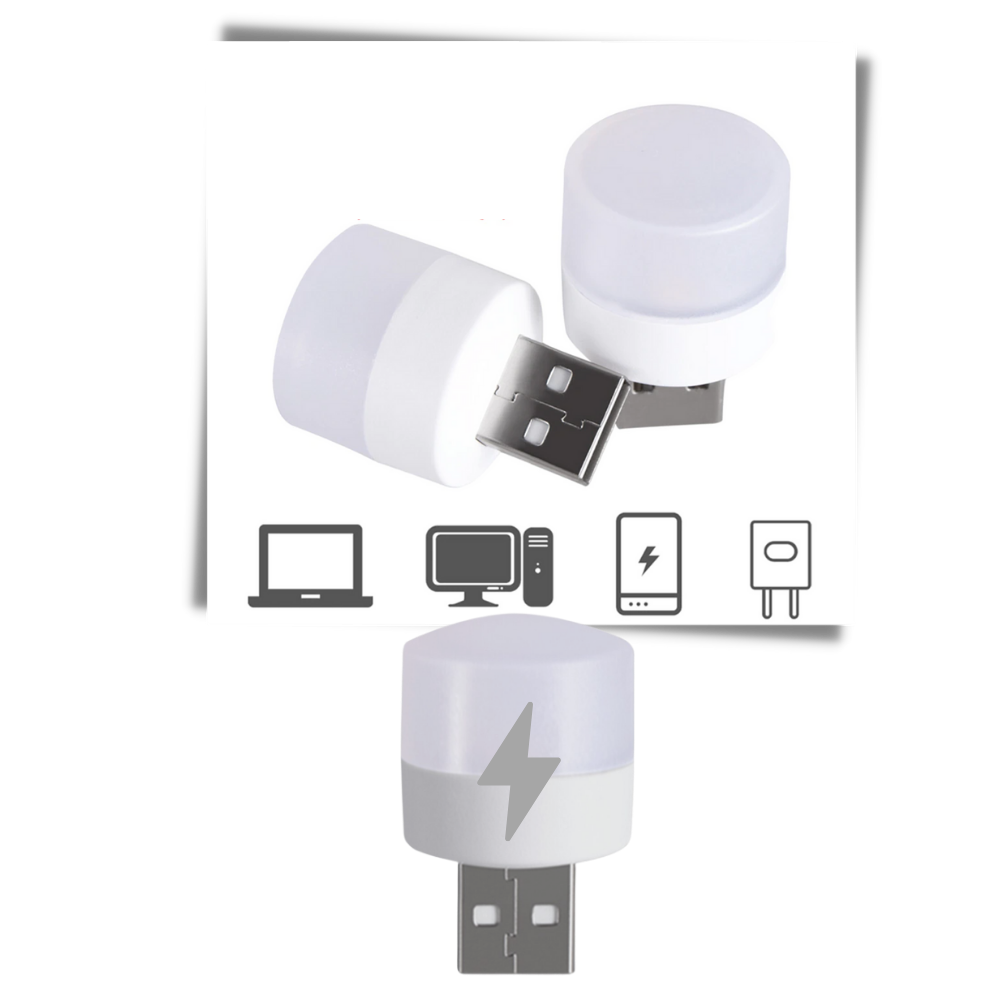 Mini USB LED-lampa - Ozerty