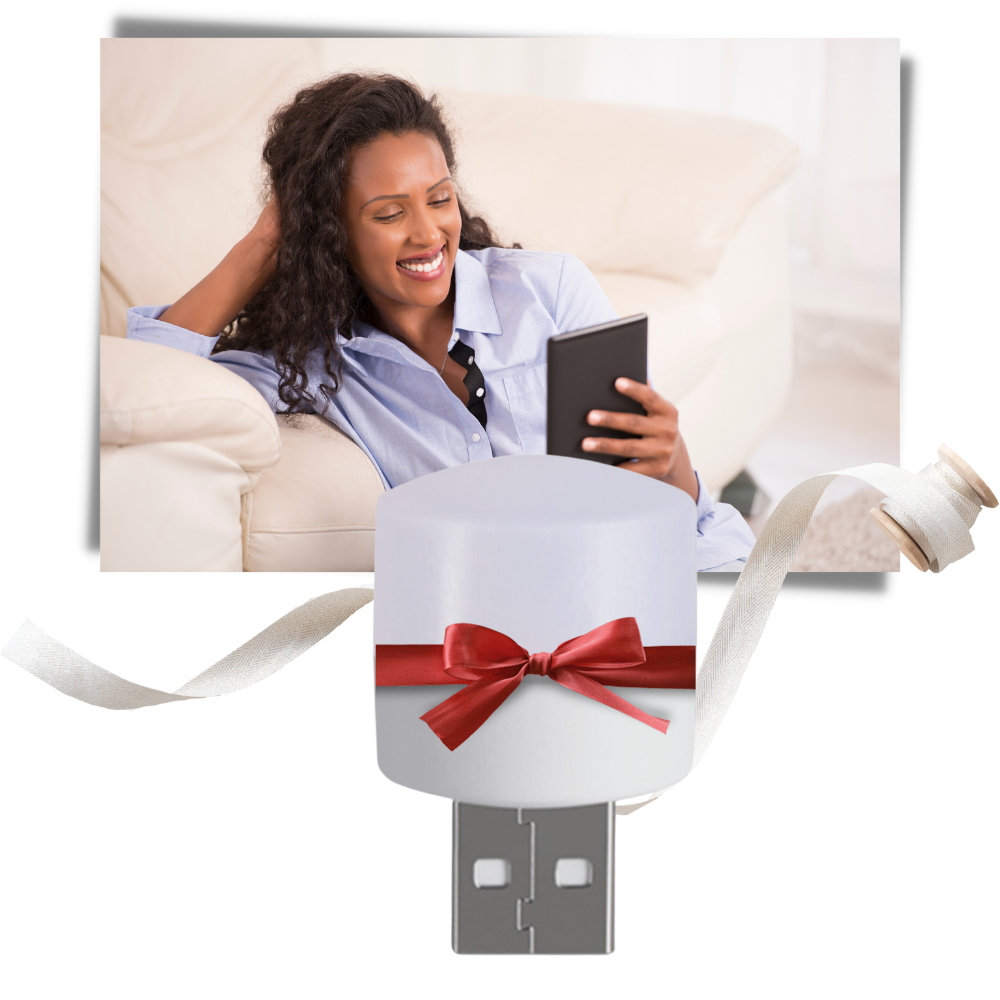 Mini USB LED-lampa - Ozerty