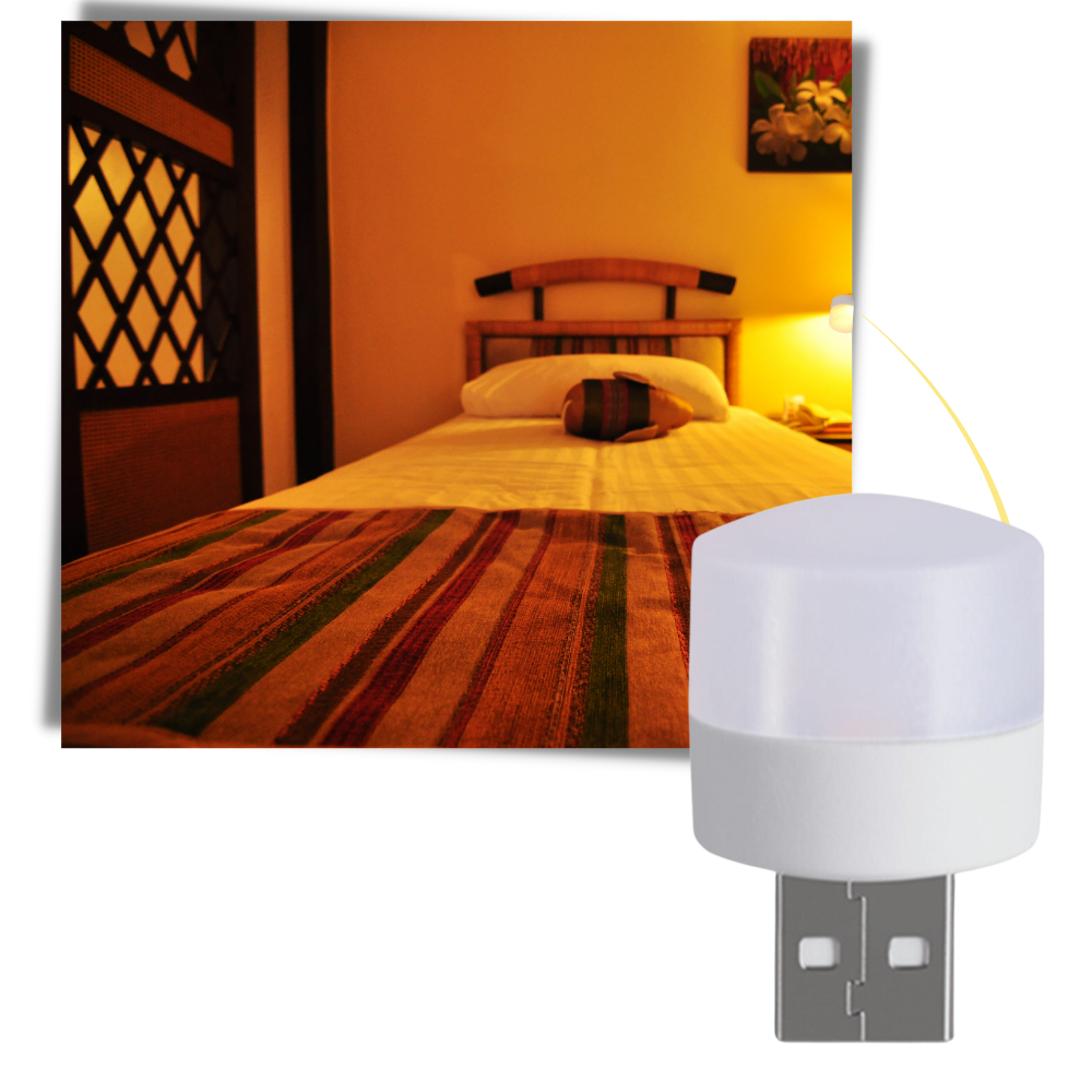 Mini USB LED-lampa - Ozerty