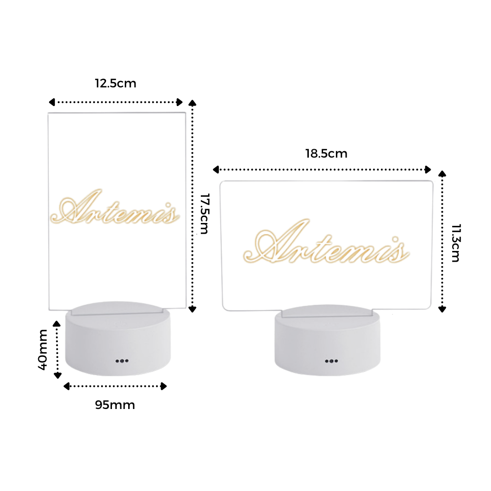 LED-tavla med penna - Ozerty