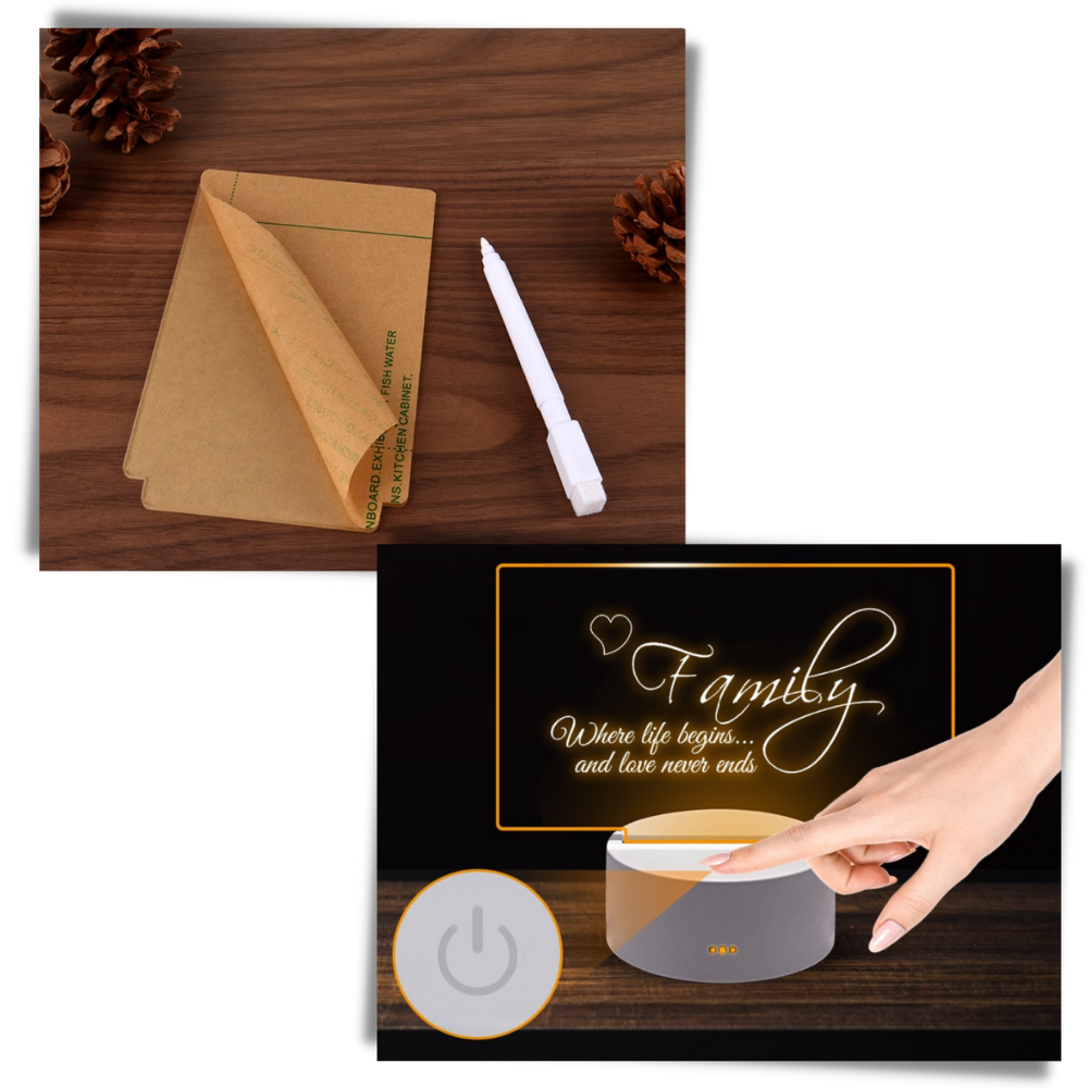 LED-tavla med penna - Ozerty