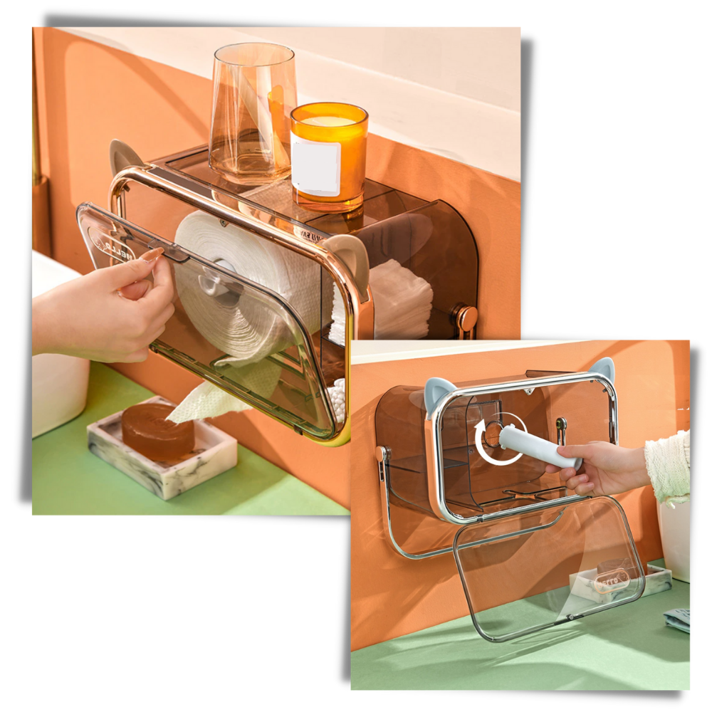 Multifunktionell förvaring för toalettpapper - Ozerty