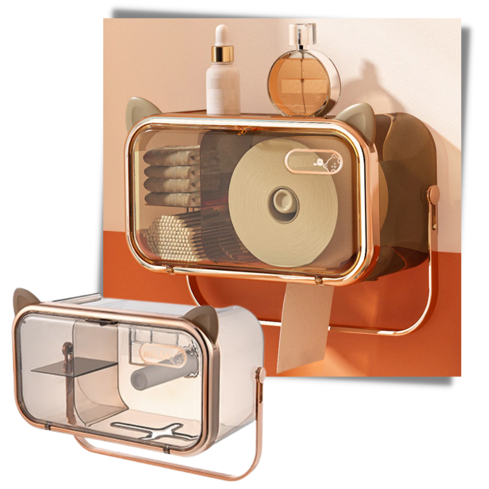 Multifunktionell förvaring för toalettpapper - Ozerty