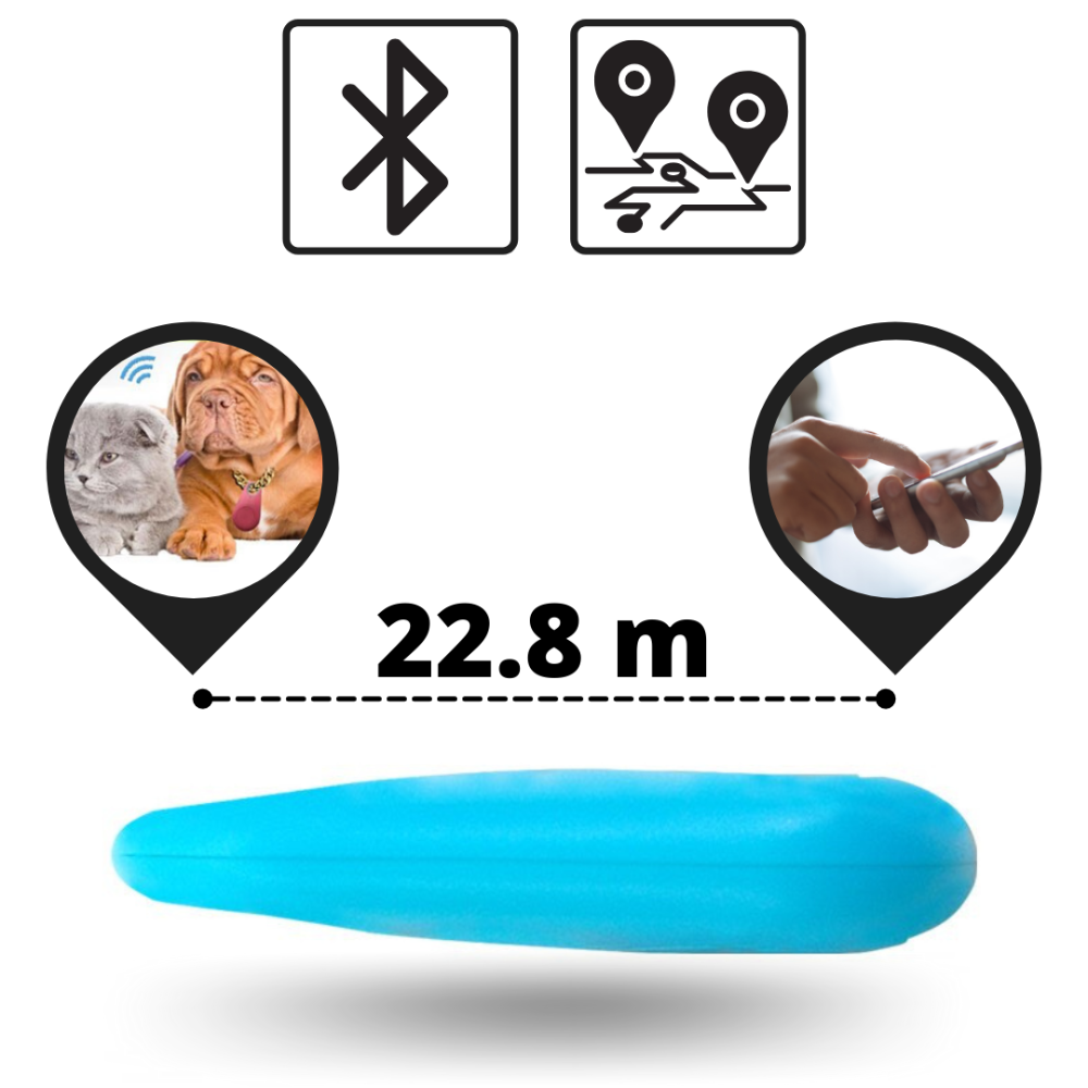 Bluetooth GPS-tracker för husdjur - Ozerty