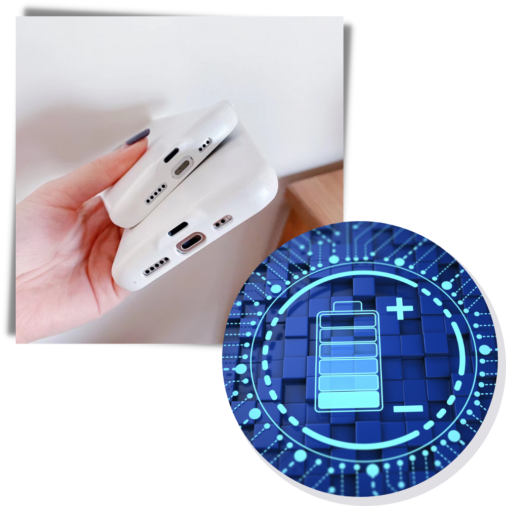 Telefonfodral med LED-ringljus - Ozerty