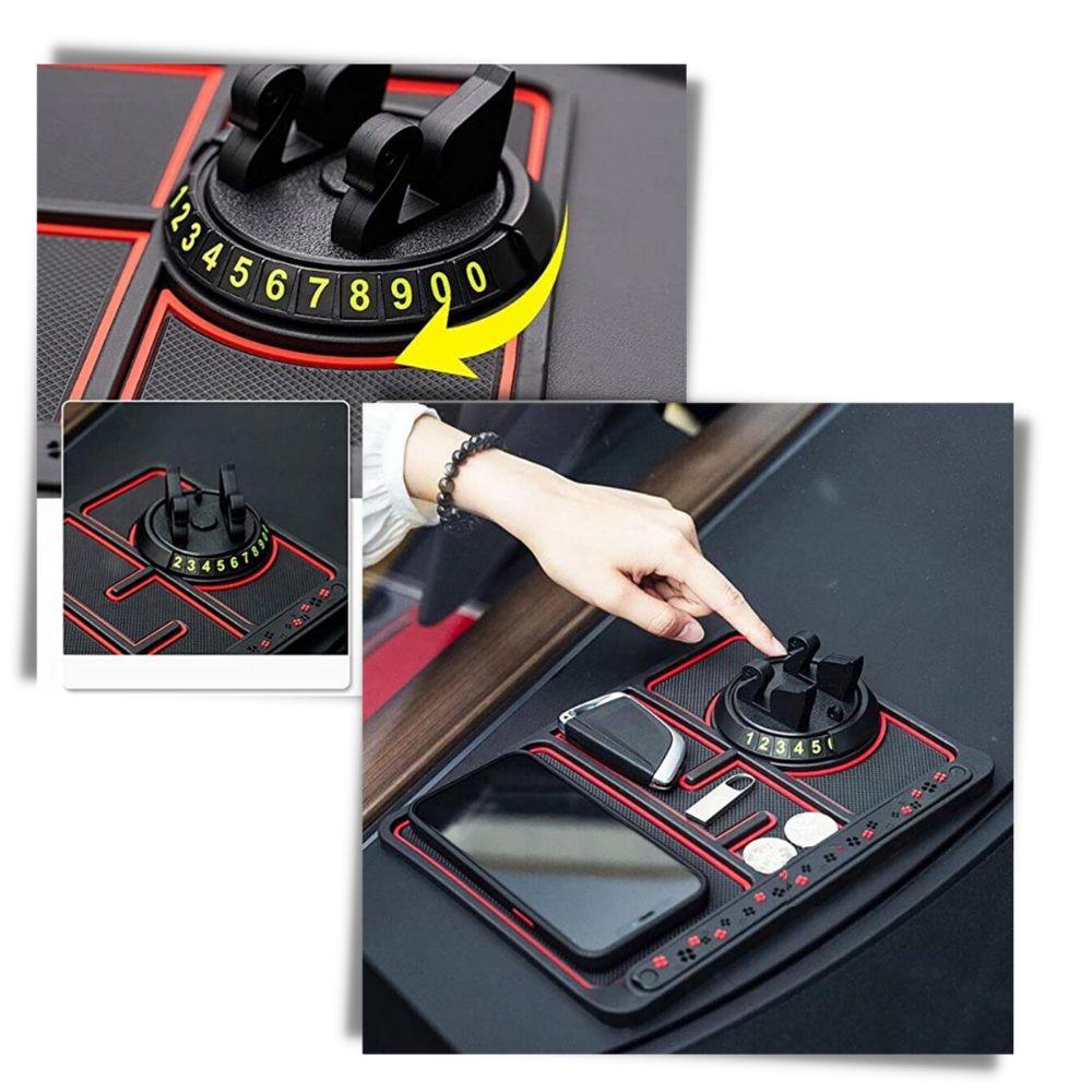 Glidfri pad och telefonhållare för bil - Ozerty