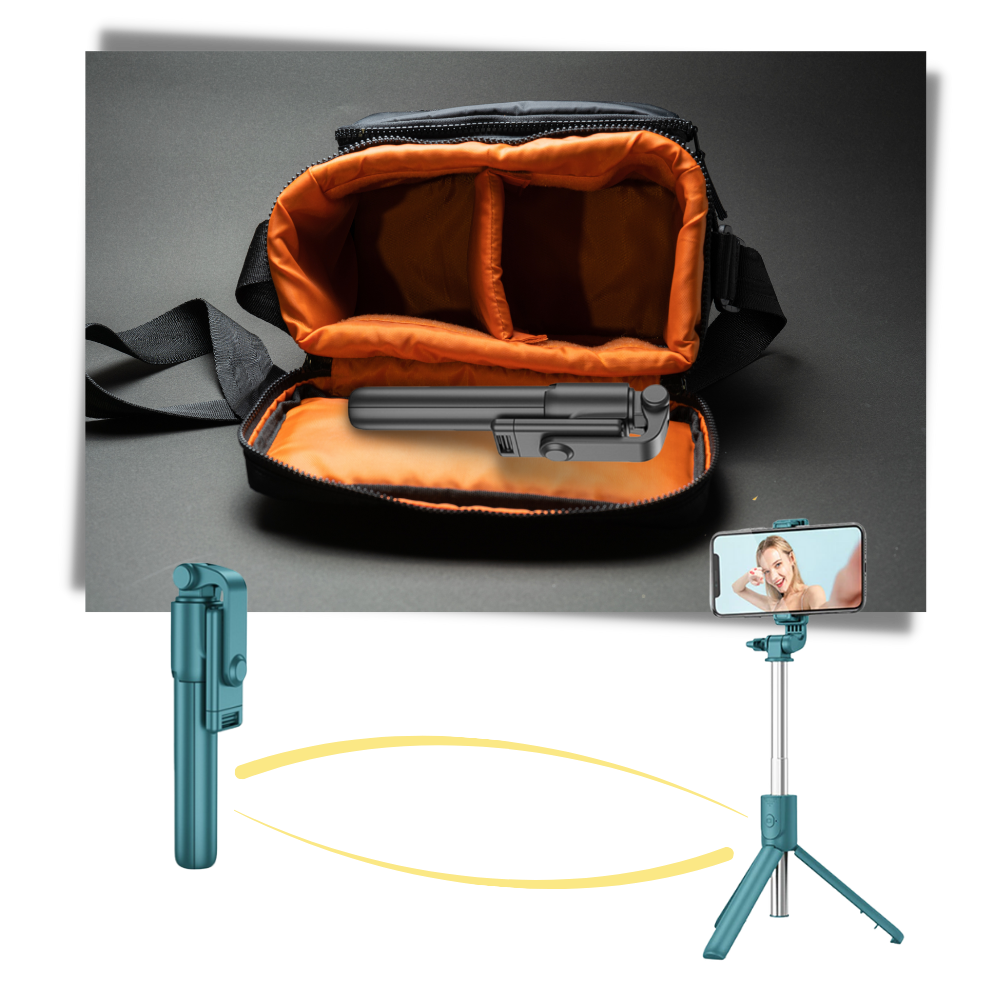 Selfie stick med stativ - Ozerty