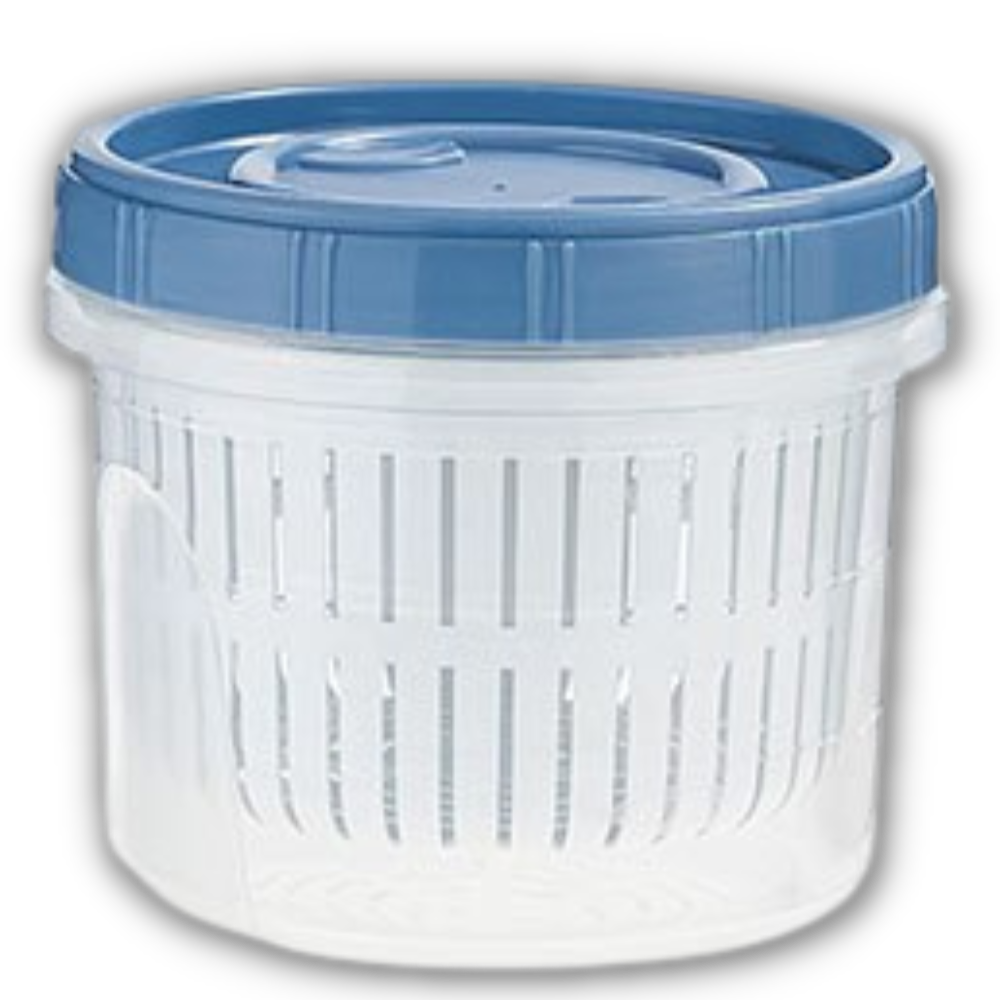 Food container with drainage