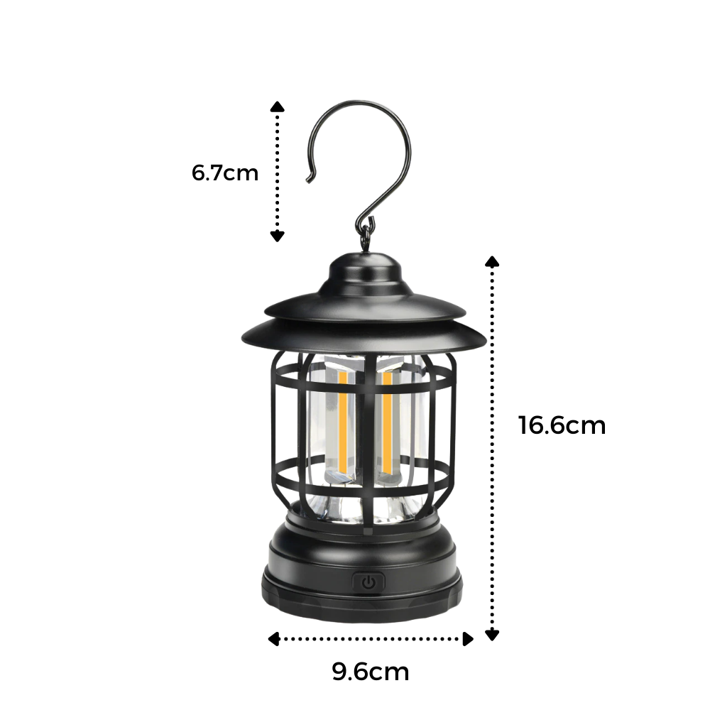 Retro LED campinglykta - Ozerty