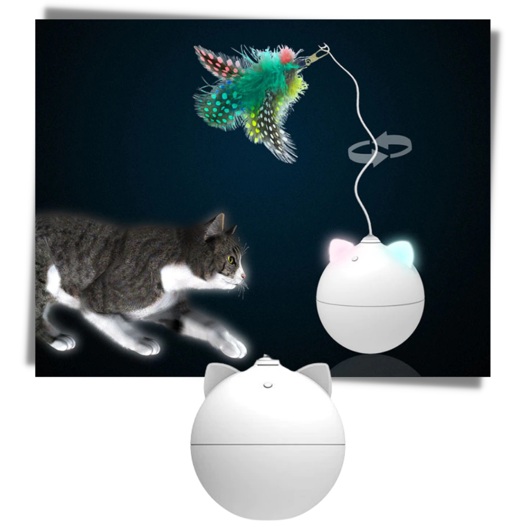 Interaktiv leksaksboll för katt - Ozerty