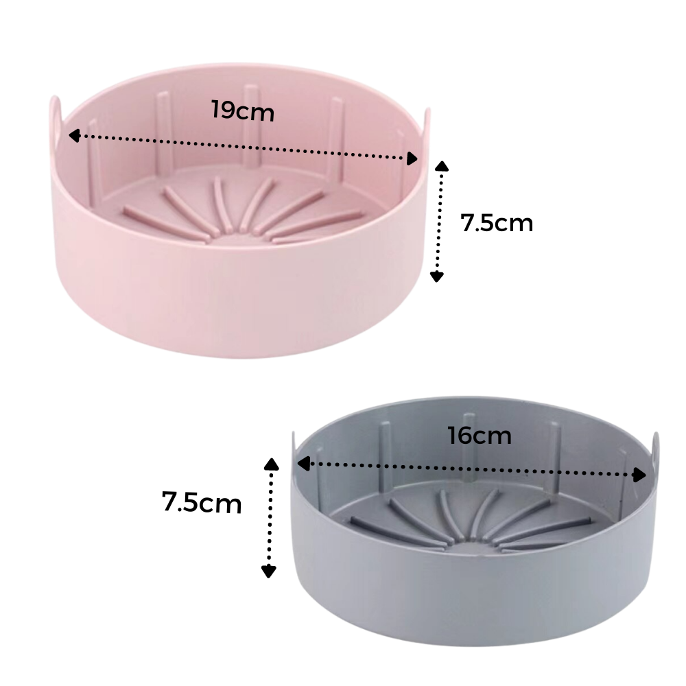 Återanvändbart underlägg av silikon för air fryer - Ozerty