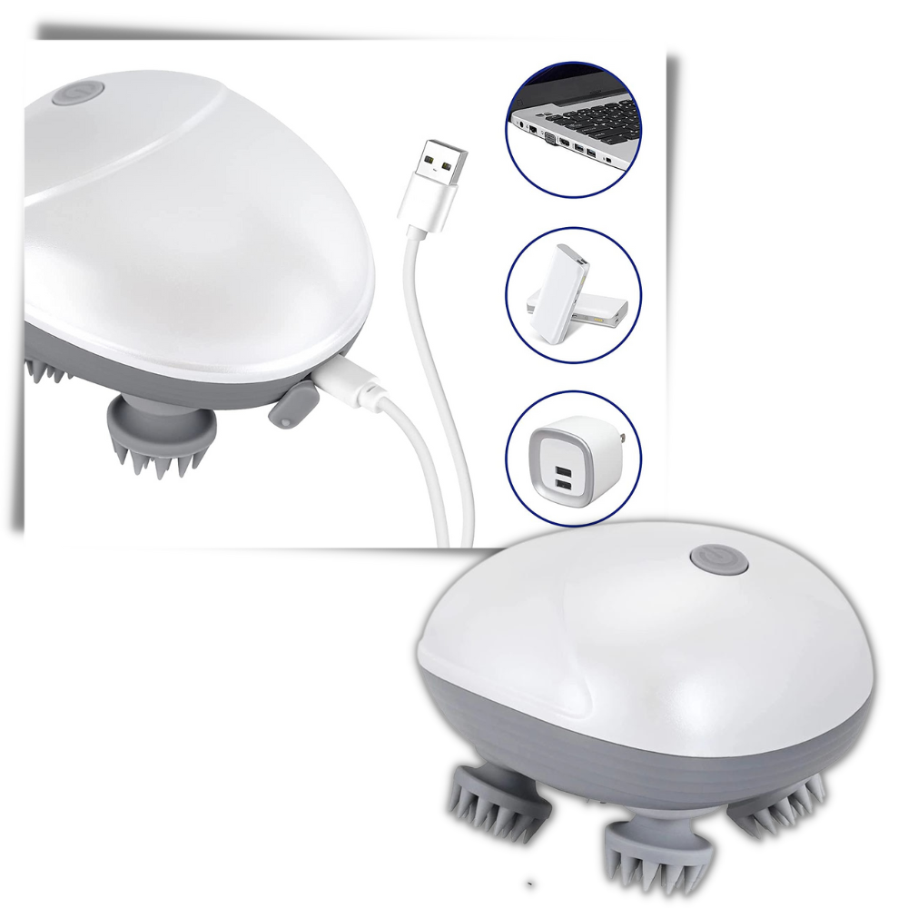 Vibrerande massage för hårbotten - Ozerty