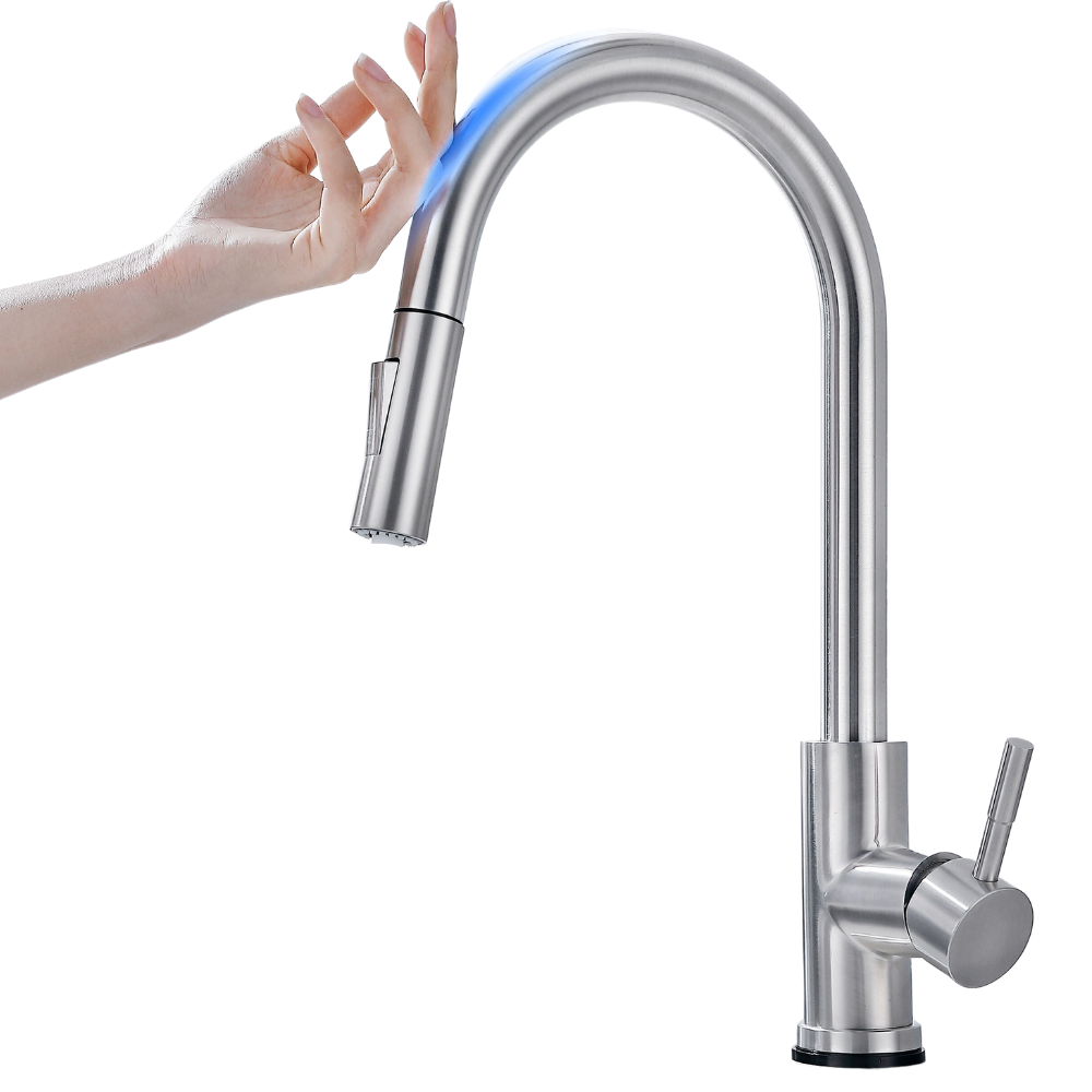 Flexibel kökskran med sensor