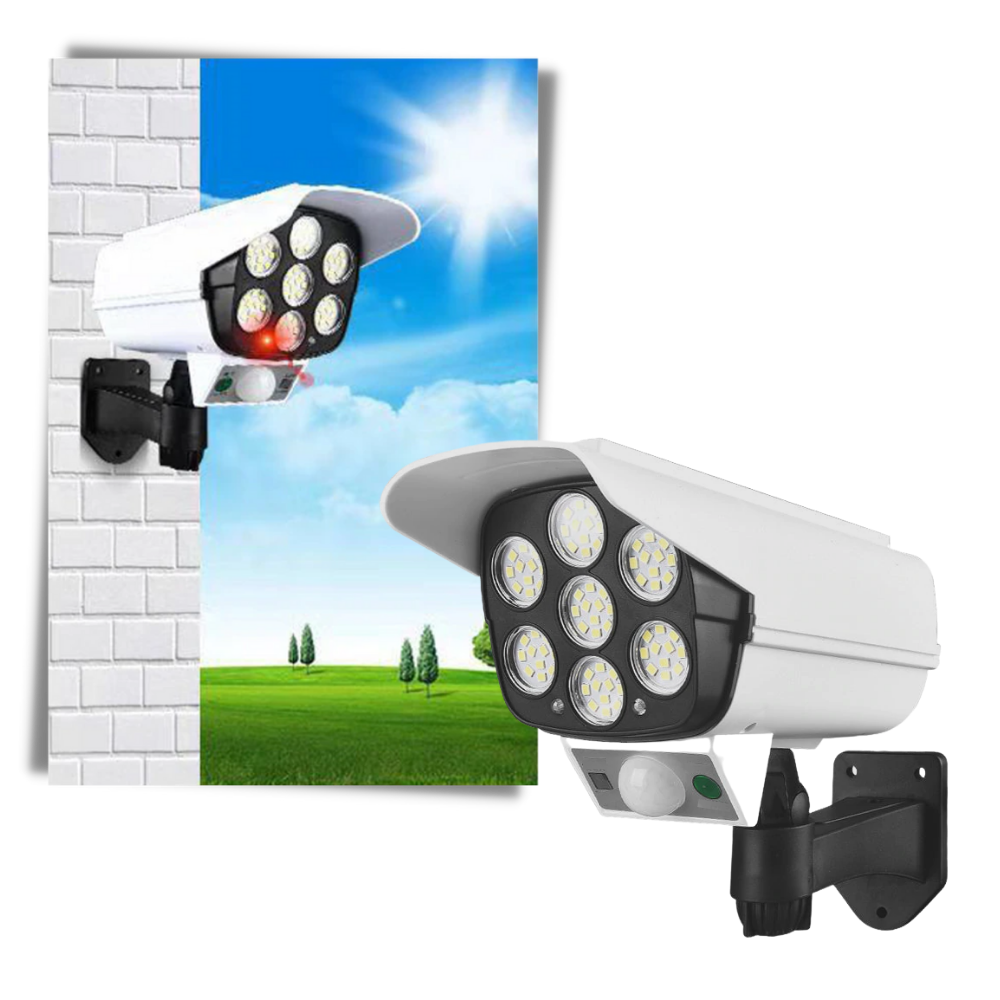 Solcellsdriven LED-lampa med rörelsesensor - Ozerty