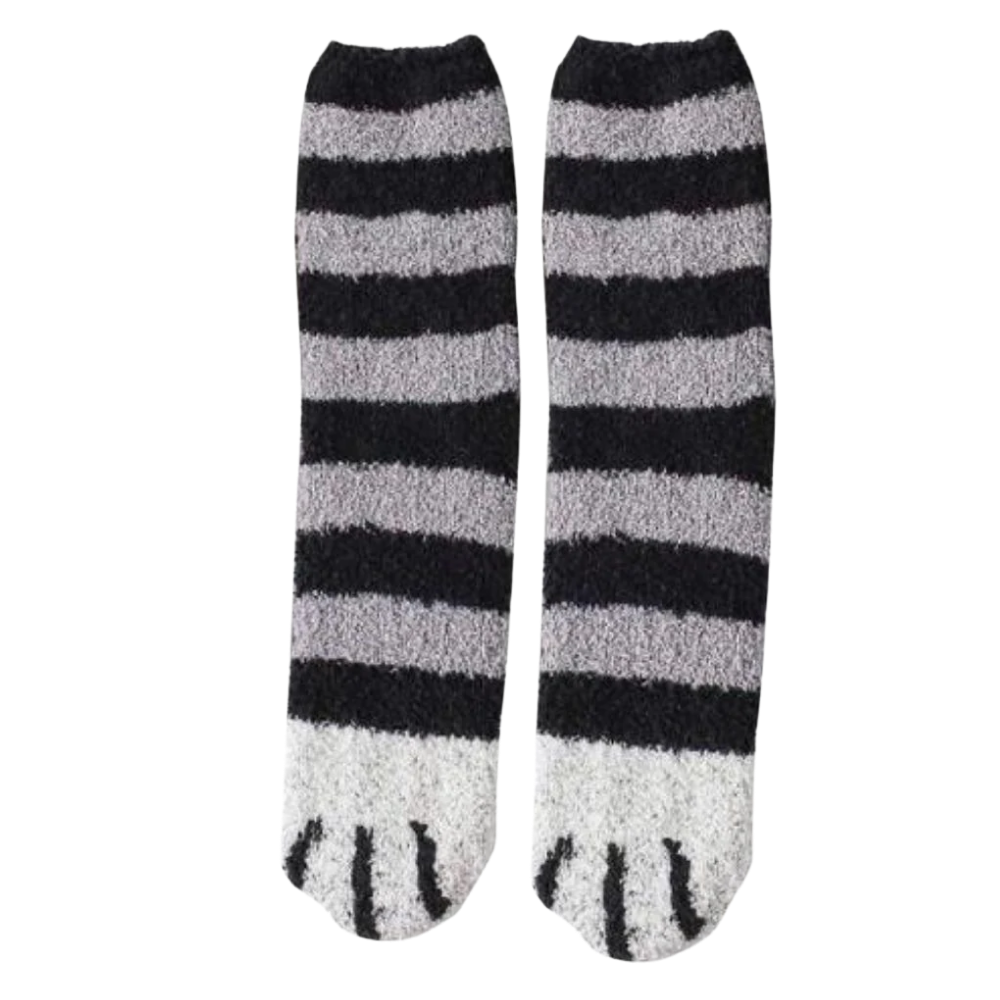 Vinterstrumpor med kattmönster - Ozerty