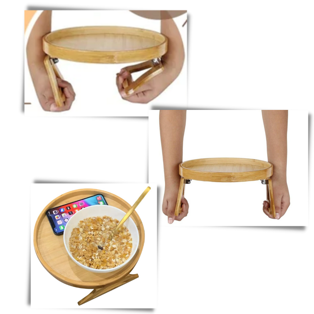 Fällbart bord i trä för armstöd - Ozerty