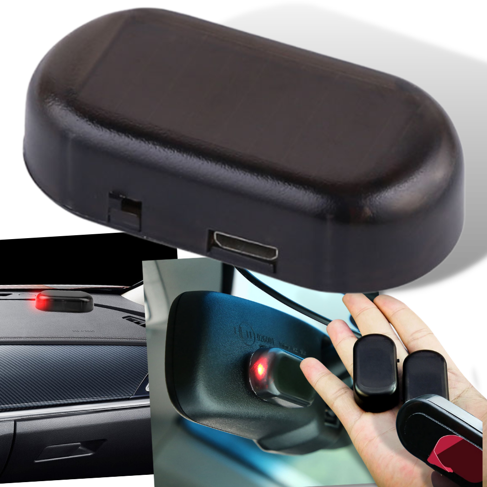 Solcellsdrivet larm för bil - Ozerty