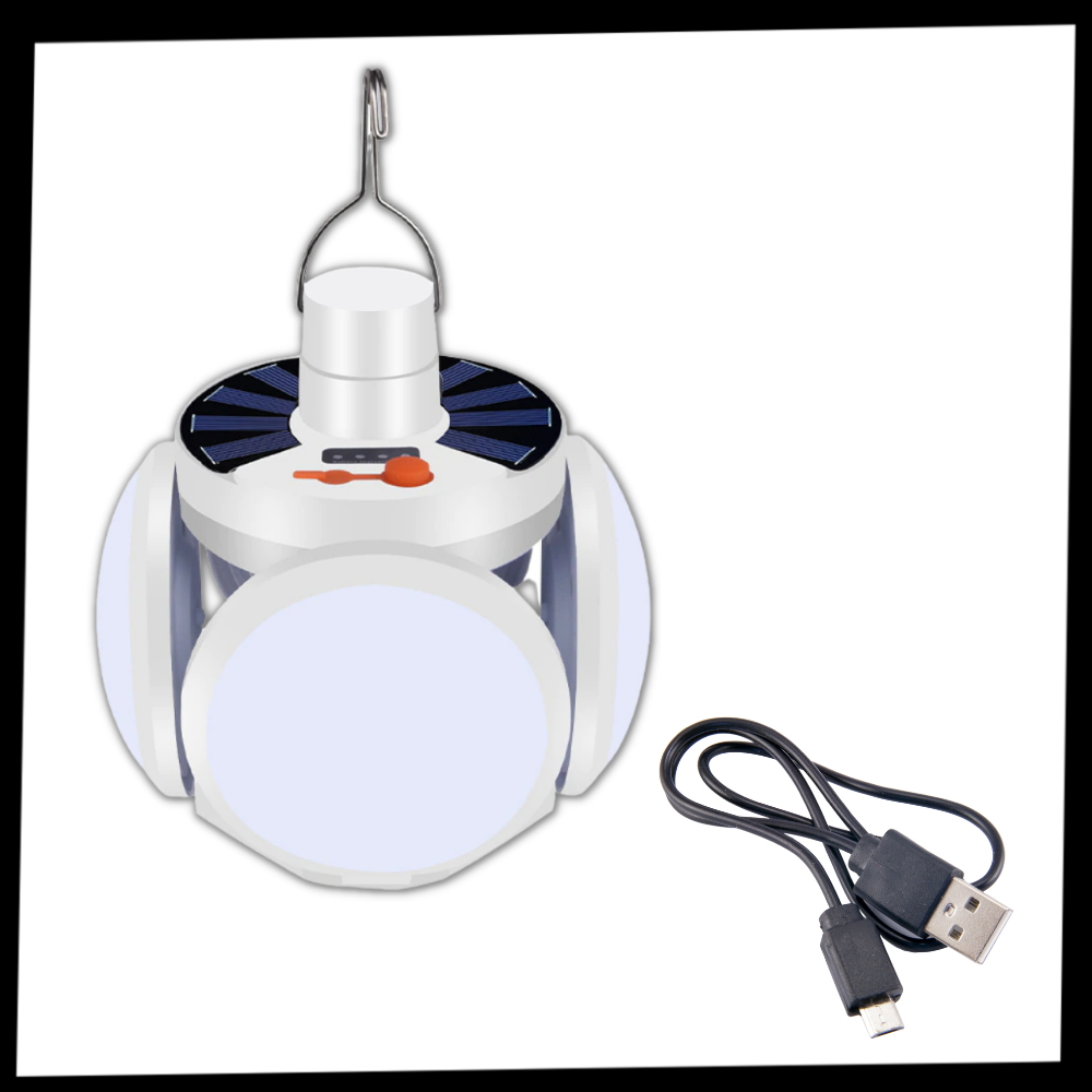 Laddningsbar LED-lampa för camping - Ozerty