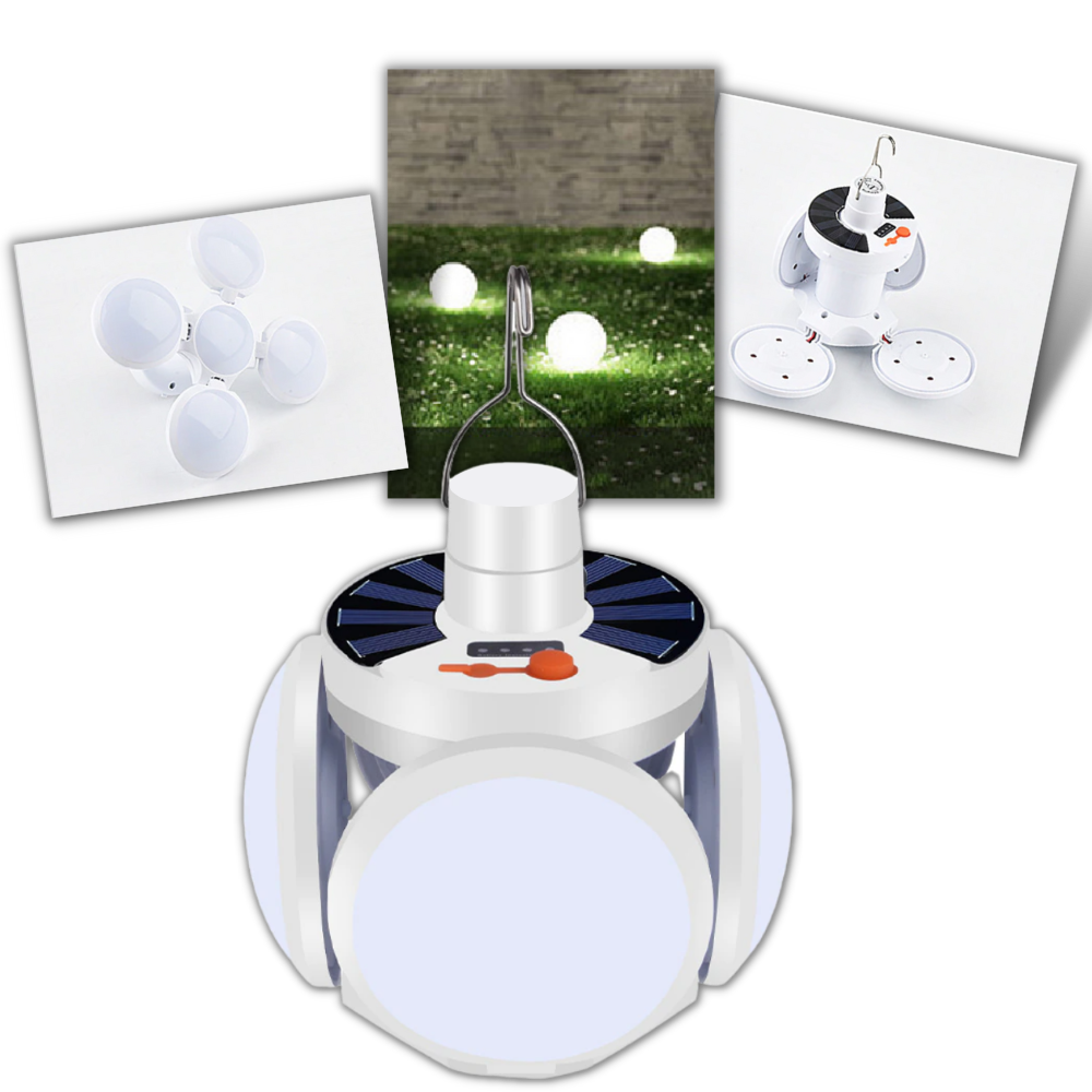Laddningsbar LED-lampa för camping - Ozerty