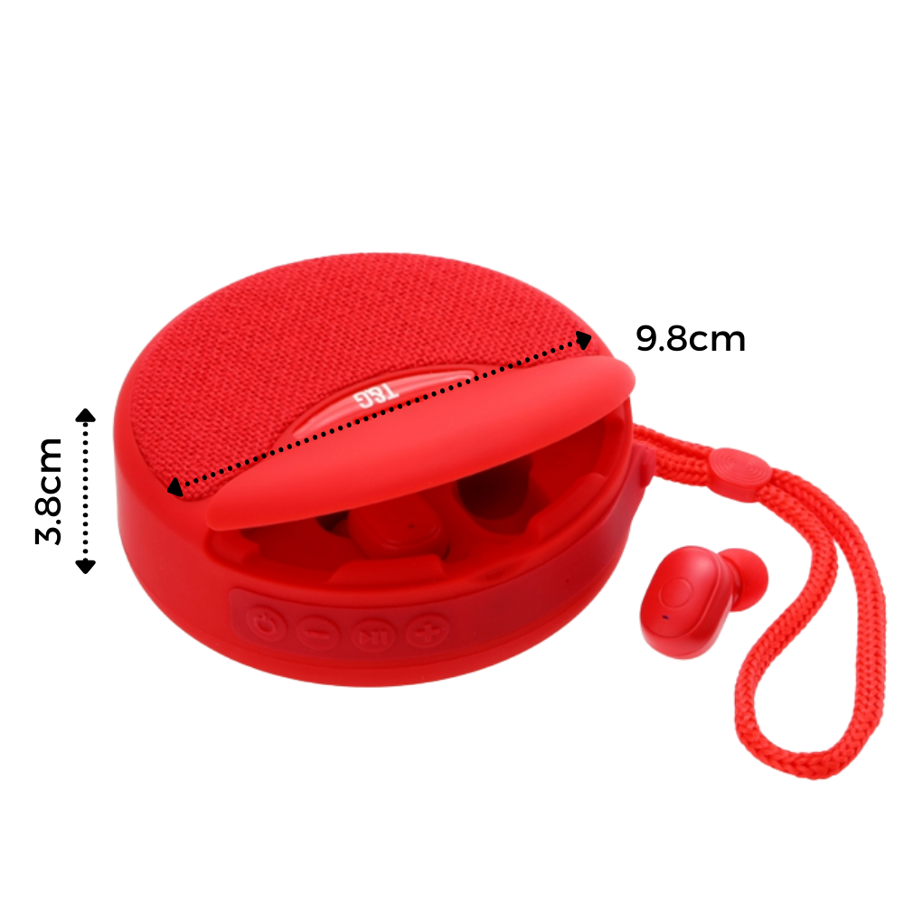 Trådlös bluetooth-högtalare med hörlurar - Ozerty