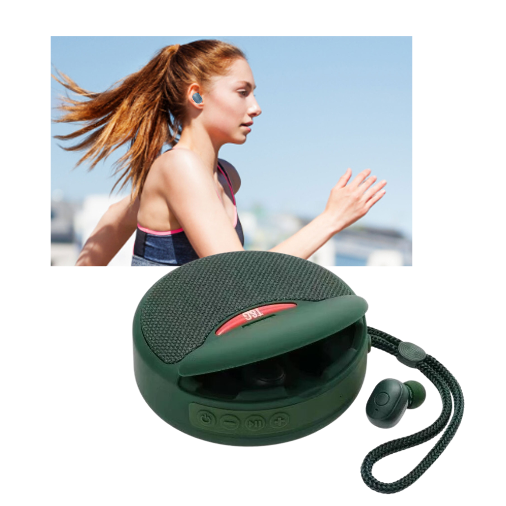 Trådlös bluetooth-högtalare med hörlurar - Ozerty