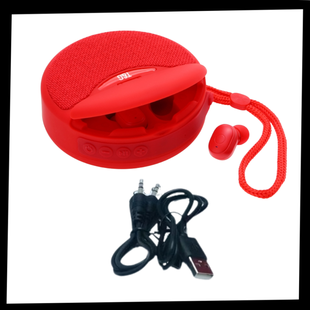 Trådlös bluetooth-högtalare med hörlurar - Ozerty