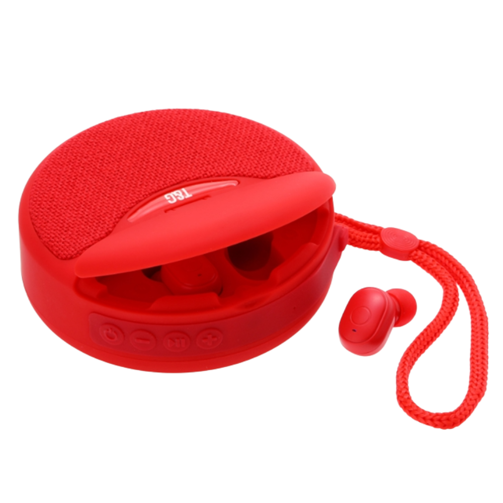 Wireless bluetooth speaker with headphones