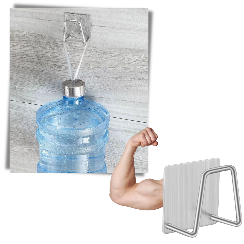 Paket med 2 svamphållare i rostfritt stål - Ozerty