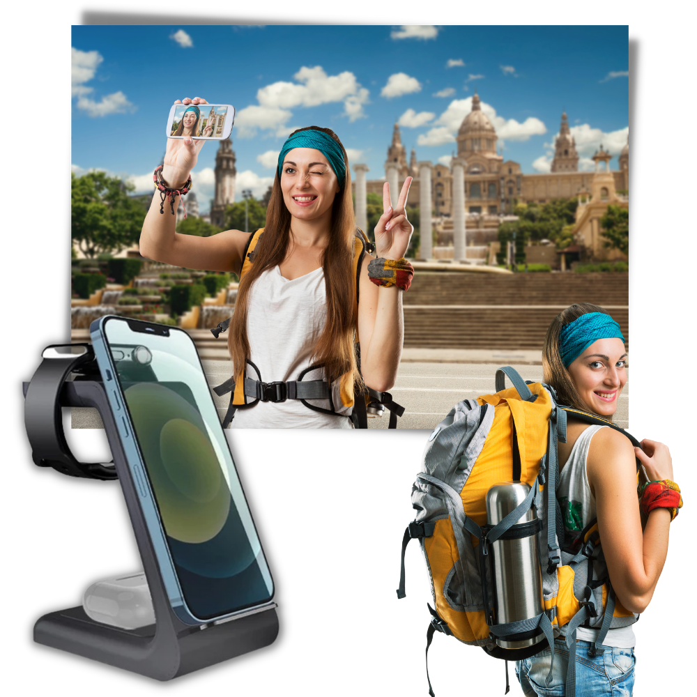 Trådlös laddningsstation för telefoner - Ozerty