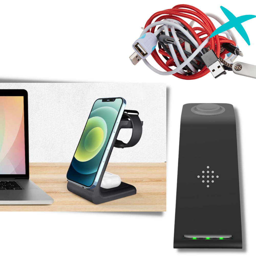 Trådlös laddningsstation för telefoner - Ozerty