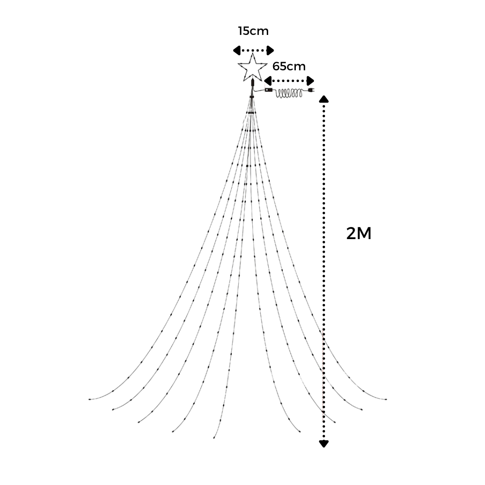 Julgransbelysning LED - Ozerty