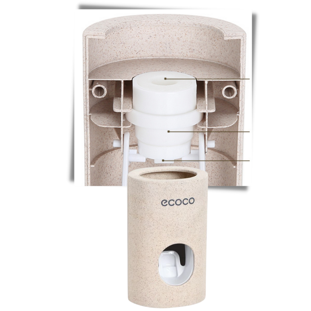 Väggmonterad tandkrämsdispenser - Ozerty