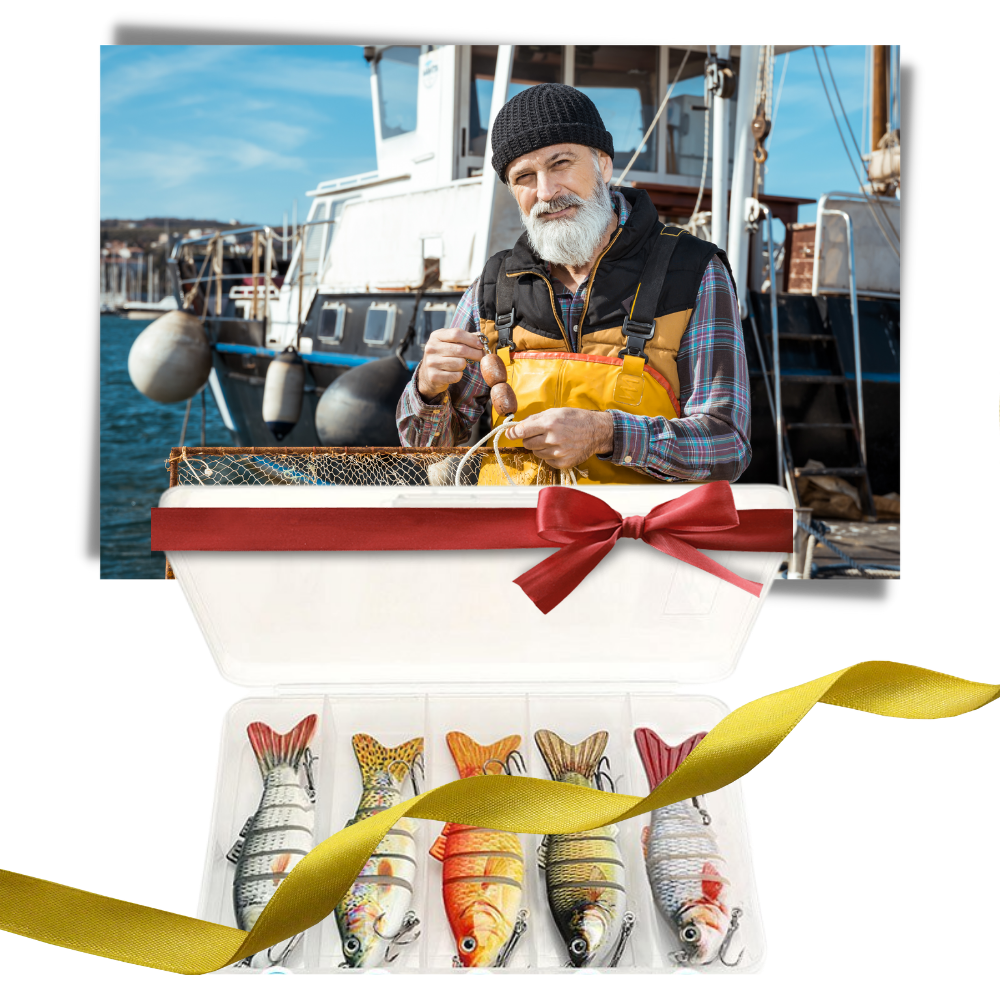 Set med konstgjort wobbler fiskbete - Ozerty