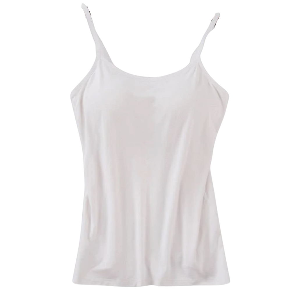 Tank top with built-in bra
