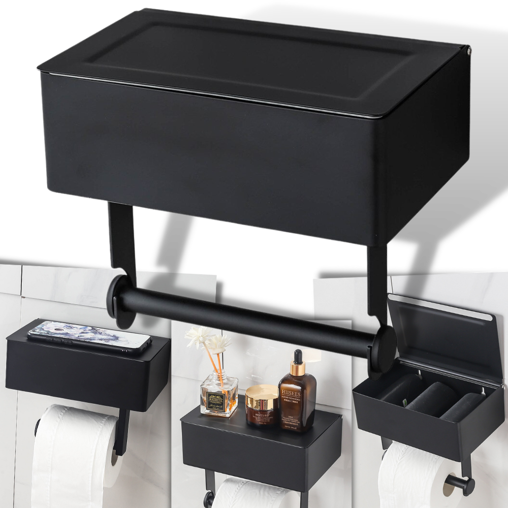 Toalettpappershållare och låda - Ozerty