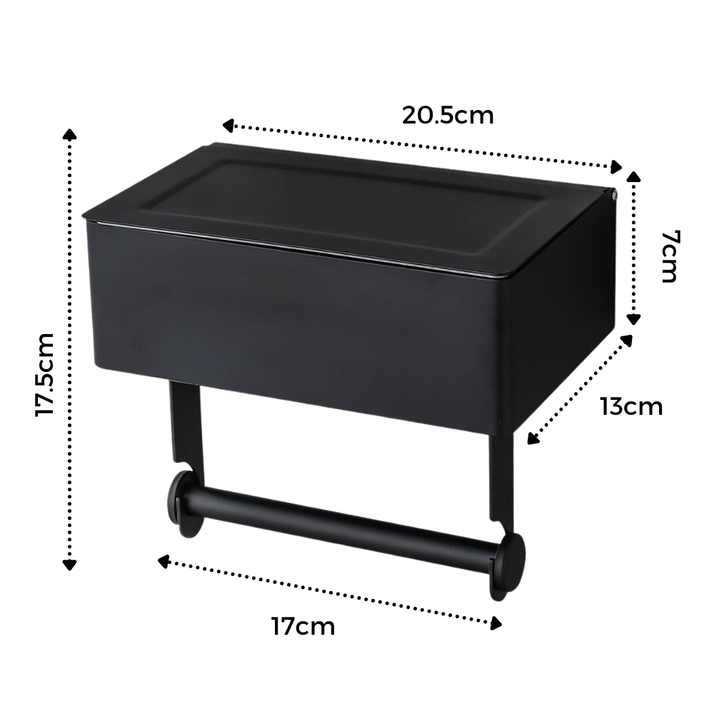 Toalettpappershållare och låda - Ozerty