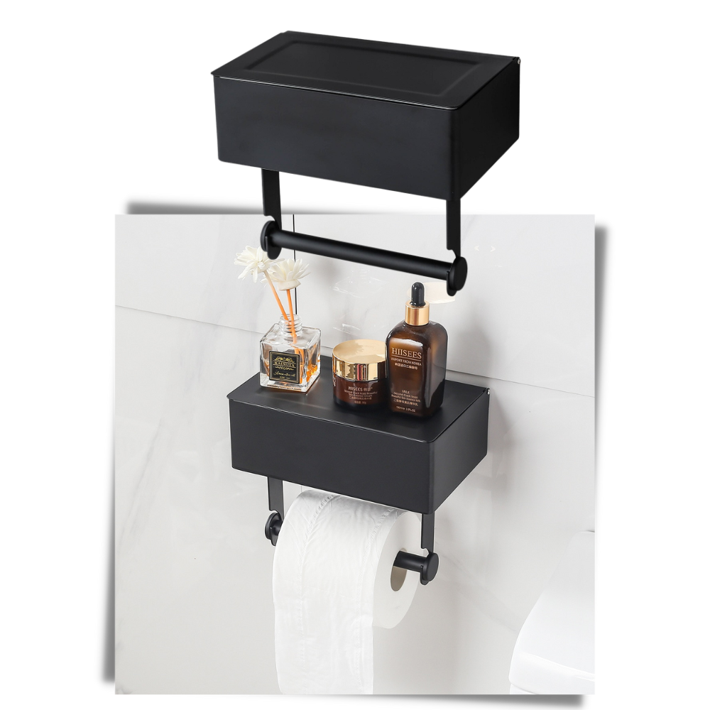 Toalettpappershållare och låda - Ozerty