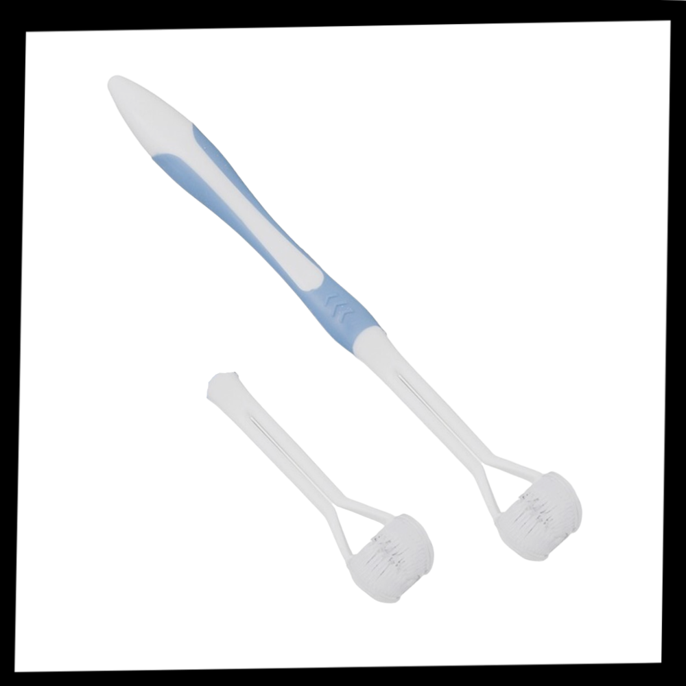 Tre-sidig tandborste för vuxna och barn - Ozerty