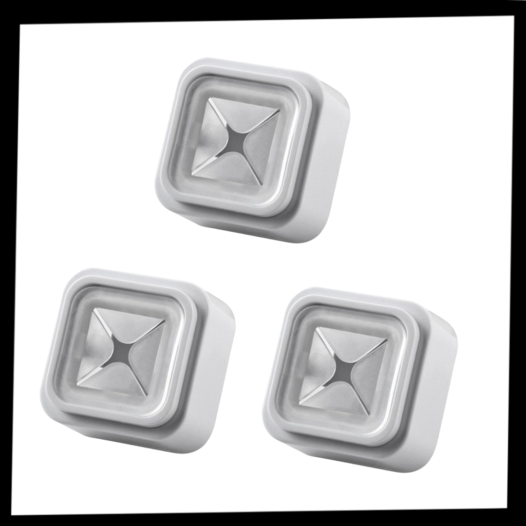 Paket med 3 självhäftande handdukshållare - Ozerty