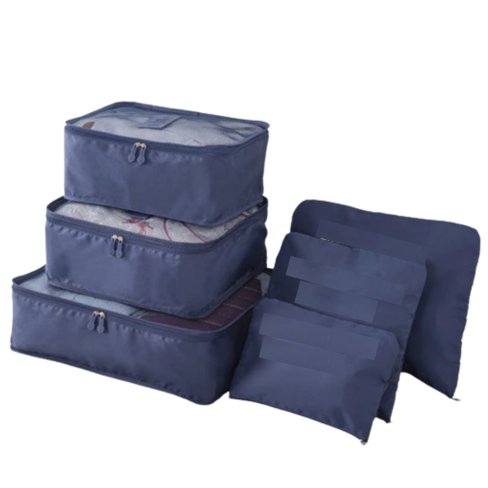Set of 6 small bags for suitcases