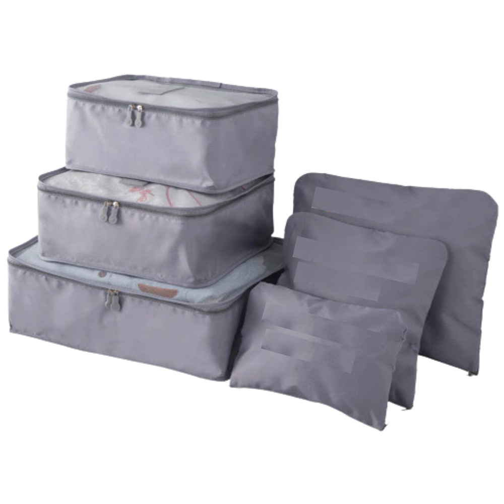 Set of 6 small bags for suitcases