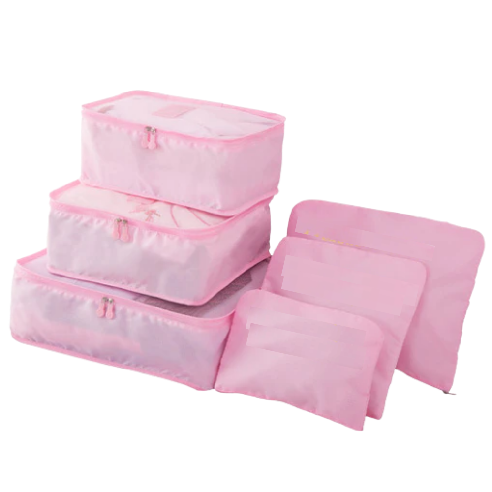 Set of 6 small bags for suitcases