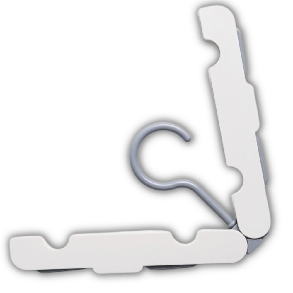2-pack bärbara klädhängare