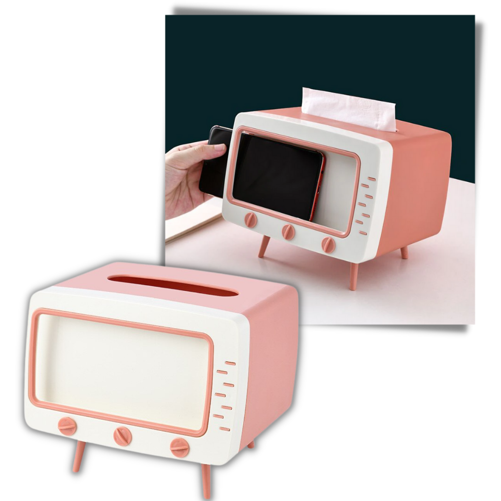 Näsduk dispenser med telefonhållare - Ozerty