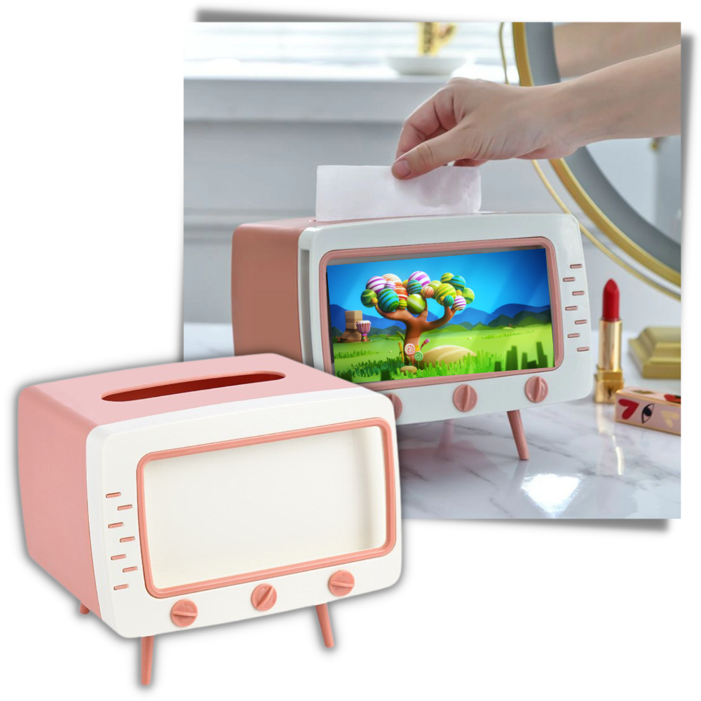 Näsduk dispenser med telefonhållare - Ozerty